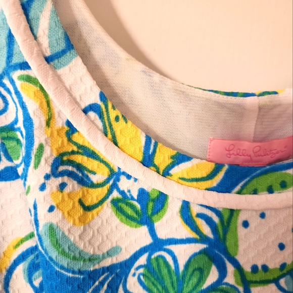 Lilly Pulitzer, lemon lime mini dress, EUC! - Picture 5 of 5